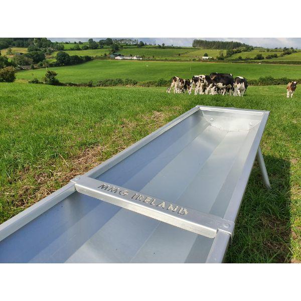 8ft Double Galvanised Cattle Trough