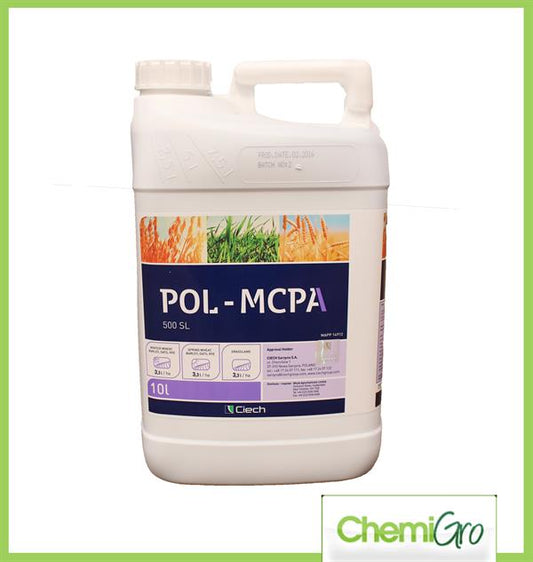 POL MCPA 500 selective weed control in grassland