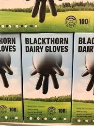 Blackthorn Nitrile Dairy Gloves